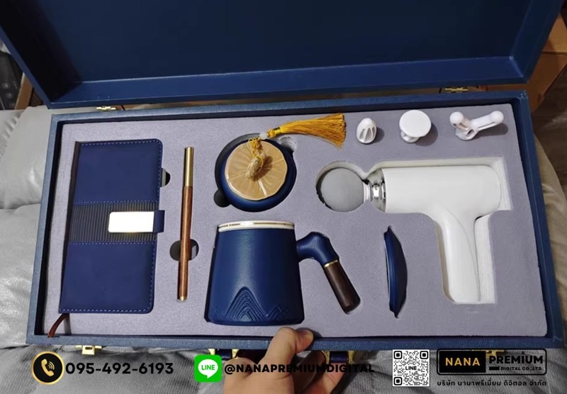 giftset ชุดกิ๊ฟเซ็ท ชุดของขวัญ แก้วน้ำ สมุด ปากกา รับสกรีนโลโก้แก้วน้ำเก็บความเย็น รับทำโลโก้ โรงงานของพรีเมี่ยม ของแจก