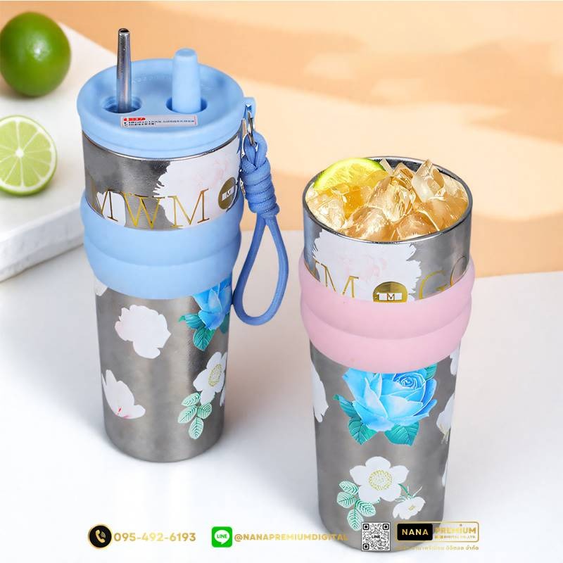 แก้วไทเทเนี่ยม Titanium สวย หรู ทันสมัย รับสกรีนโลโก้แก้วไทเทเนี่ยม รับผลิตแก้วไทเทเนี่ยม