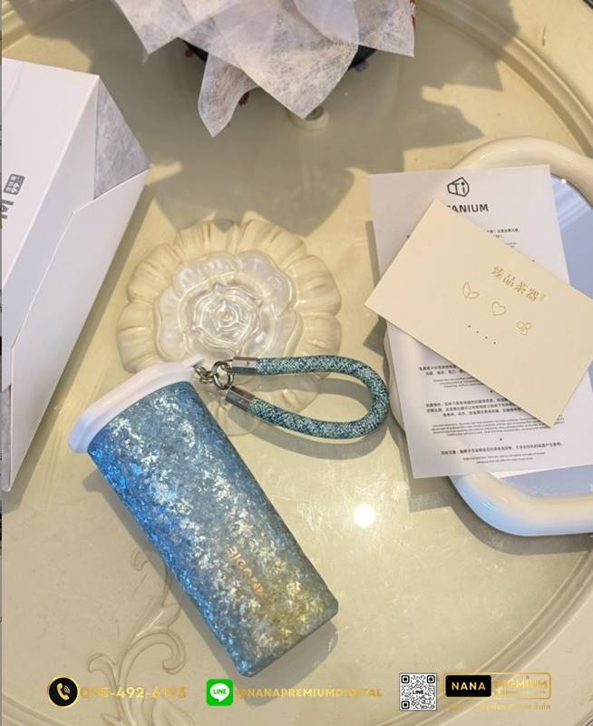 แก้วไทเทเนี่ยม Titanium สวย หรู ทันสมัย รับสกรีนโลโก้แก้วไทเทเนี่ยม รับผลิตแก้วไทเทเนี่ยม