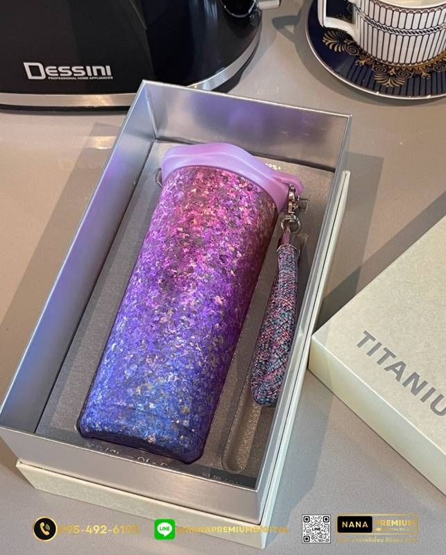 แก้วไทเทเนี่ยม Titanium สวย หรู ทันสมัย รับสกรีนโลโก้แก้วไทเทเนี่ยม รับผลิตแก้วไทเทเนี่ยม