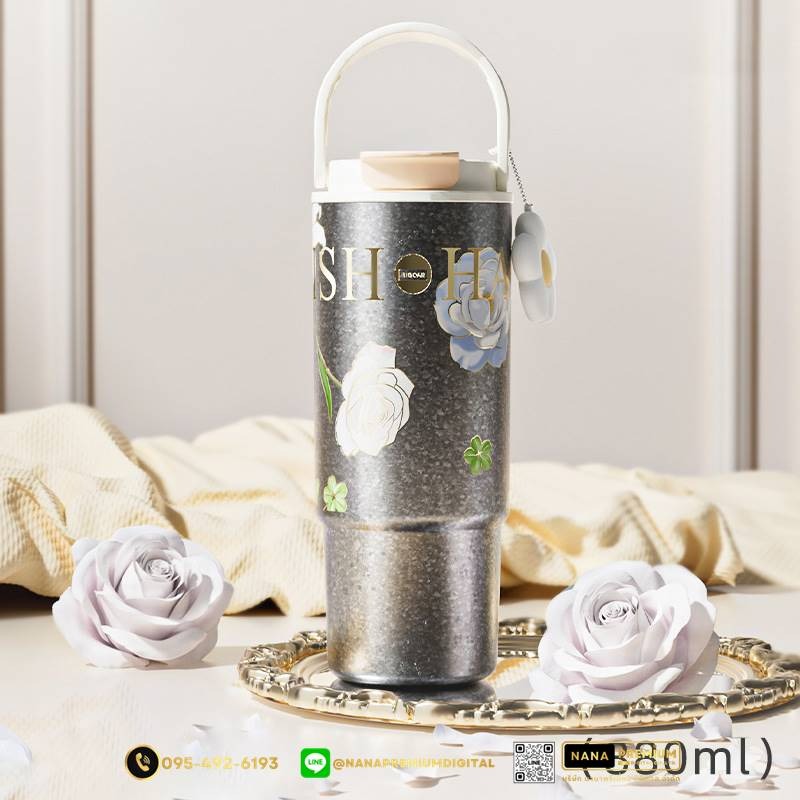 แก้วไทเทเนี่ยม Titanium สวย หรู ทันสมัย รับสกรีนโลโก้แก้วไทเทเนี่ยม รับผลิตแก้วไทเทเนี่ยม