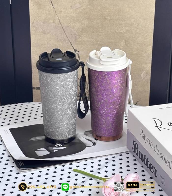 แก้วไทเทเนี่ยม Titanium 510ml สวย หรู ทันสมัย รับสกรีนโลโก้แก้วไทเทเนี่ยม รับผลิตแก้วไทเทเนี่ยม