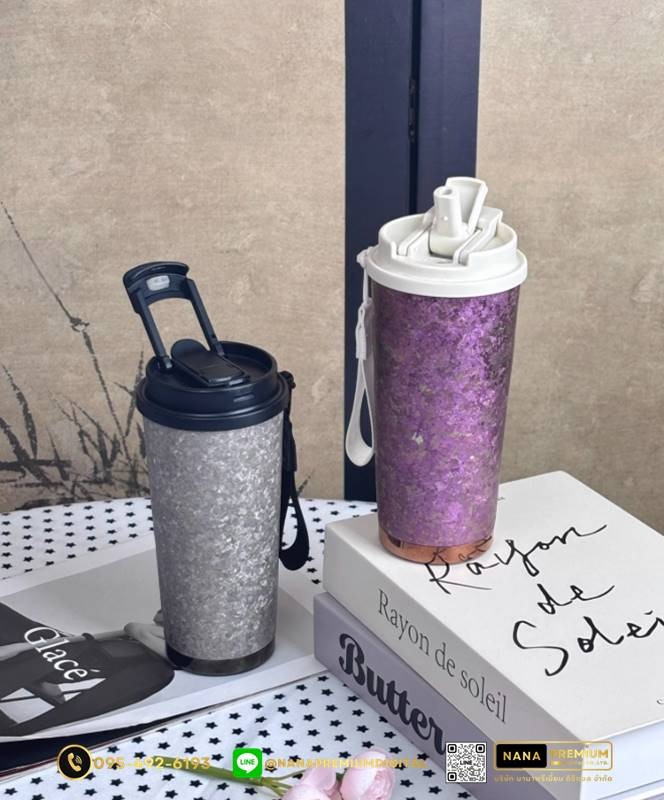 แก้วไทเทเนี่ยม Titanium 510ml สวย หรู ทันสมัย รับสกรีนโลโก้แก้วไทเทเนี่ยม รับผลิตแก้วไทเทเนี่ยม