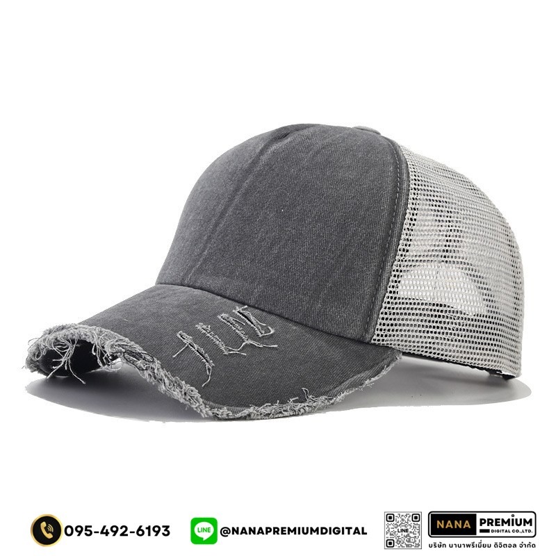 รับสกรีนหมวก หมวกแก๊ปฟอกสี หมวกGAP รับผลิตหมวก รับปักหมวก รับสกรีนหมวก