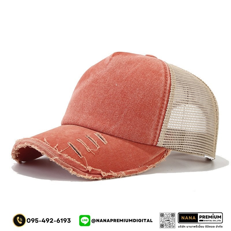 รับสกรีนหมวก หมวกแก๊ปฟอกสี หมวกGAP รับผลิตหมวก รับปักหมวก รับสกรีนหมวก