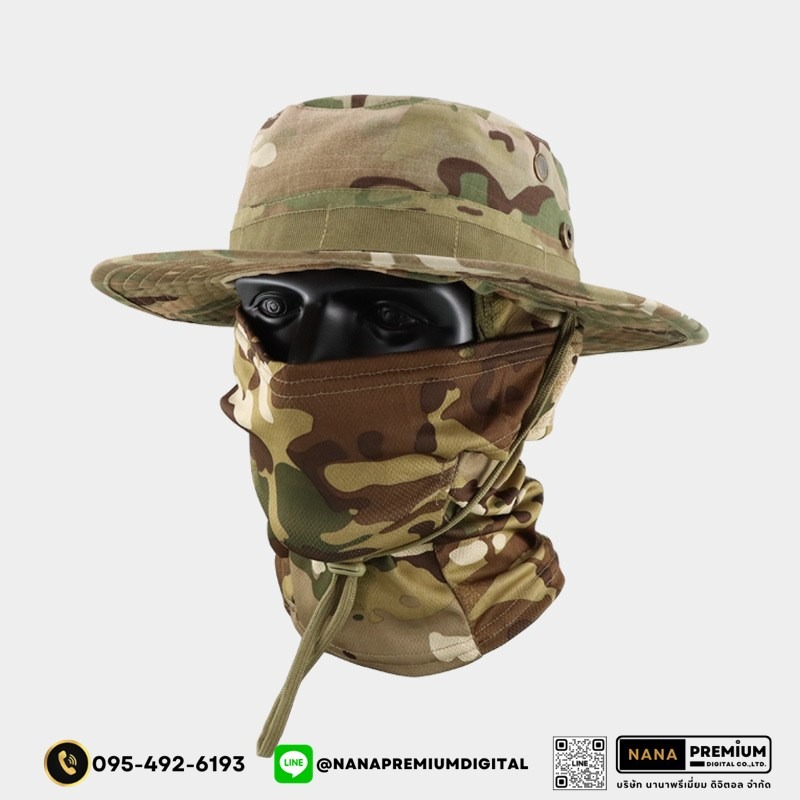 รับผลิตหมวกโม่งทหารปีกกว้าง หมวกลายทหาร กันแดด กันยูวี uv หมวกแก๊ป หมวกGAP รับผลิตหมวก รับปักหมวก รับสกรีนหมวก