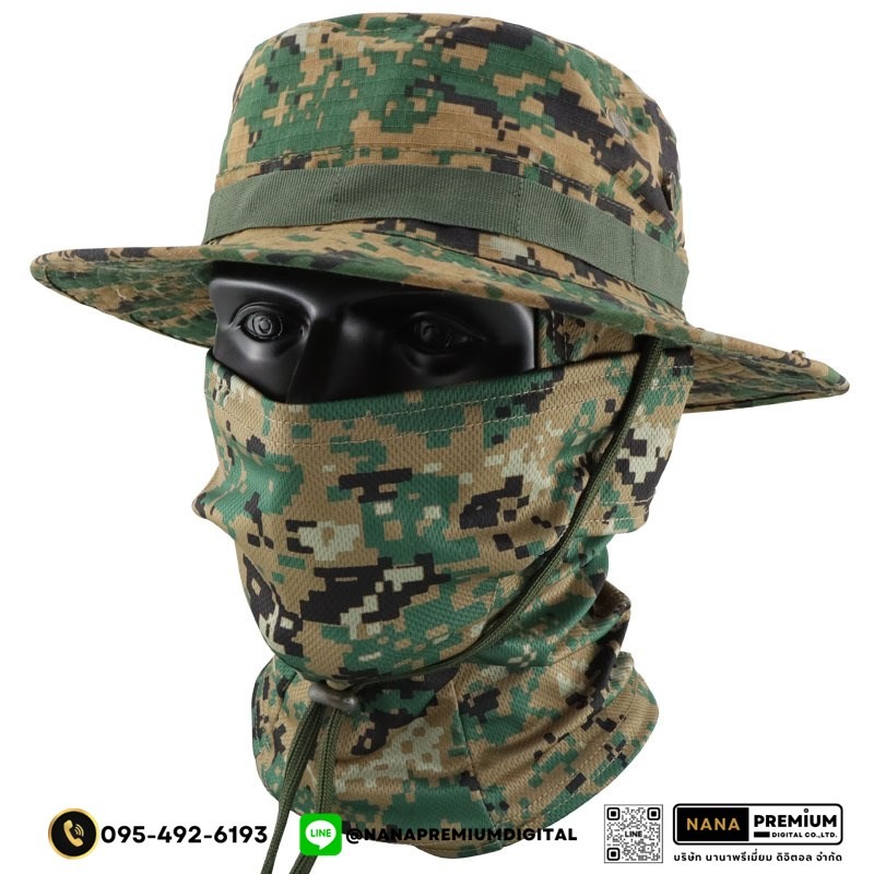 รับผลิตหมวกโม่งทหารปีกกว้าง หมวกลายทหาร กันแดด กันยูวี uv หมวกแก๊ป หมวกGAP รับผลิตหมวก รับปักหมวก รับสกรีนหมวก