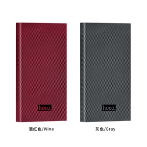 hoco แบตเตอรี่สำรอง power bank13000 mah รุ่น hoco B12-13000 CARBON FIBER POWER BANK