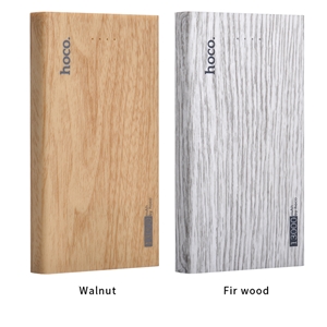 hoco แบตเตอรี่สำรอง power bank13000 mah รุ่น hoco B12B-13000 WOOD GRAIN POWER BANK