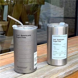 coffee mug stainless steel แก้วกาแฟสแตนเลส 600ml แก้วกาแฟ แก้วน้ำเก็บอุณหภูมิ 