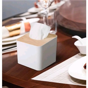 กล่องทิชชู่ สกรีนโลโก้เพิ่มได้ ใช้ในร้านอาหาร ร้านคาเฟ่ โรงแรม ห้องพัก ของชำร่วย ของพรีเมี่ยม