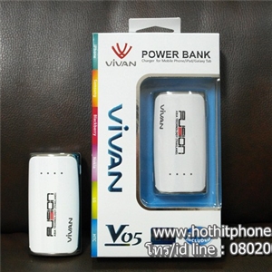  รับสกรีน Powerbank แบตสำรอง Vivan 10400mAh