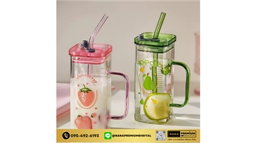 แก้วสกรีนโลโก้เพิ่มมูลค่าแบรนด์